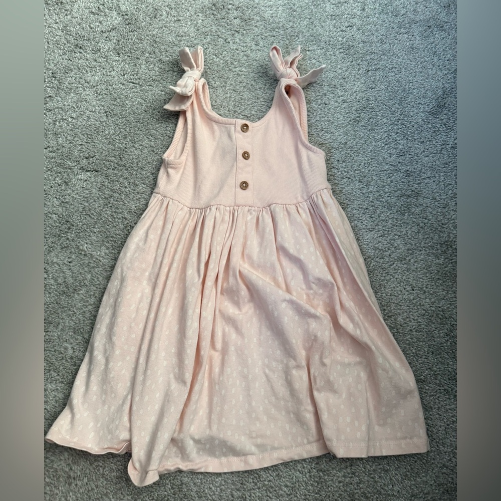 Cynthia Rowley Light Pink Kids Dress with Bow Straps